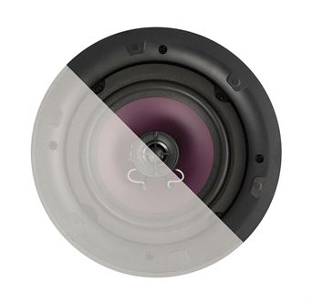 Kinetik KISP-C160-LP Ultra- Thin In Ceiling Speaker - 160mm - Pair