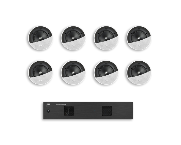 4 Zone 6.5" Entry Level Multi-Room Audio Package