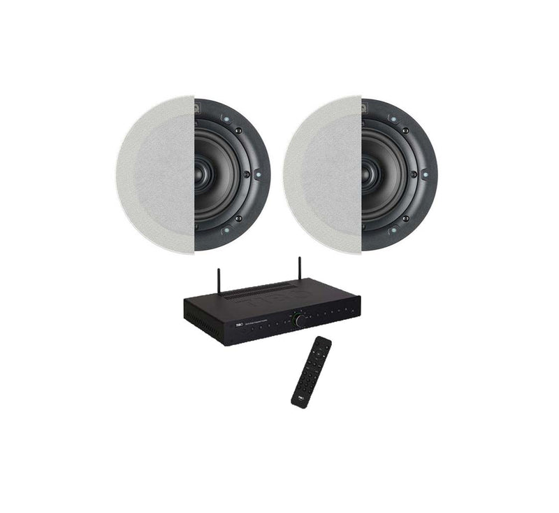 Q Acoustics QI50CW Ceiling Speakers with TIBO SIA75 Amplifier