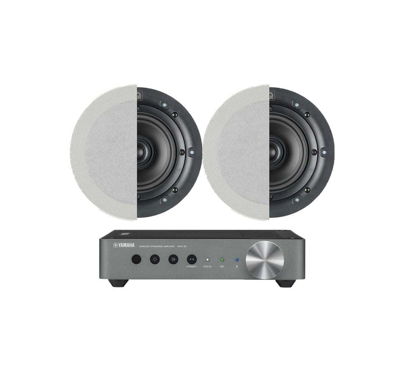 Q Acoustics QI50CW Ceiling Speakers with Yamaha WXA-50 Amplifier